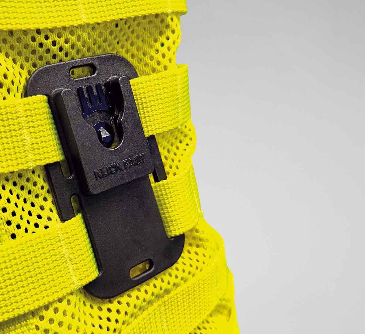 Klick Fast Delta MOLLE Dock attached to MOLLE Vest